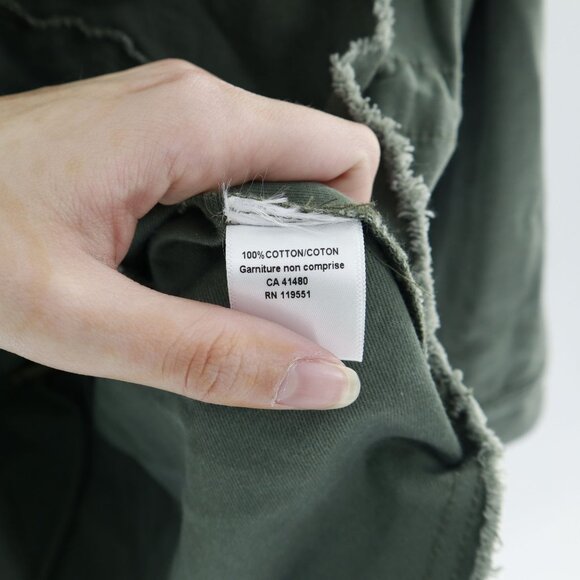 GXF Moth Moon Utility Jacket Women's M Green Army Goblincore Phase Hipster Alt - Picture 4 of 12